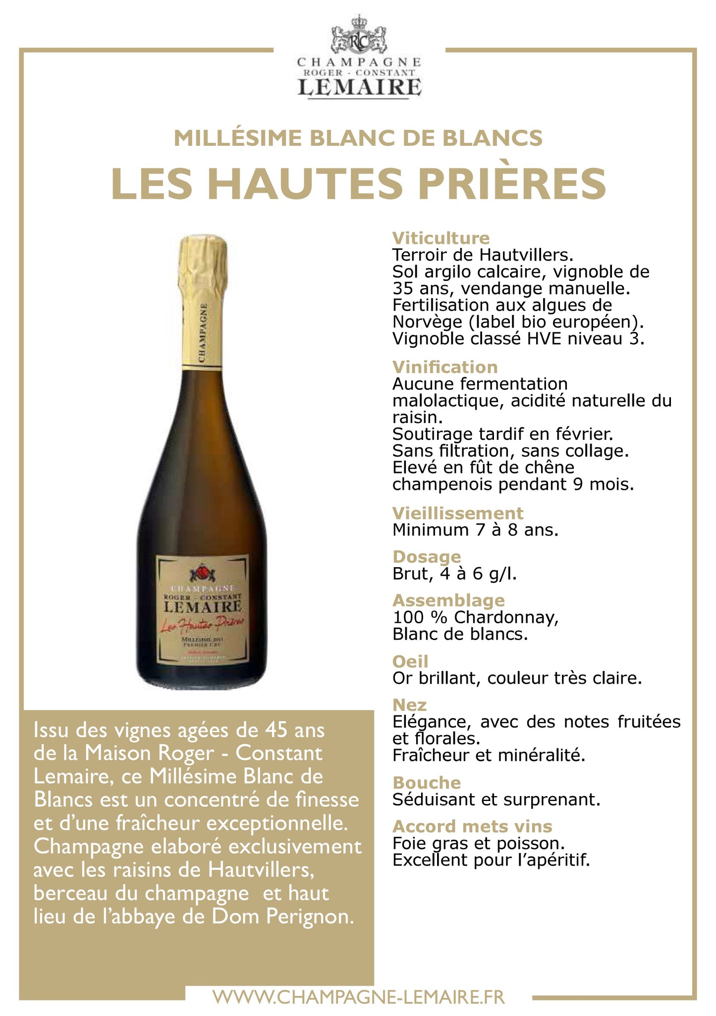 LES HAUTES PRIÈRES (レ・オート・プリエール)